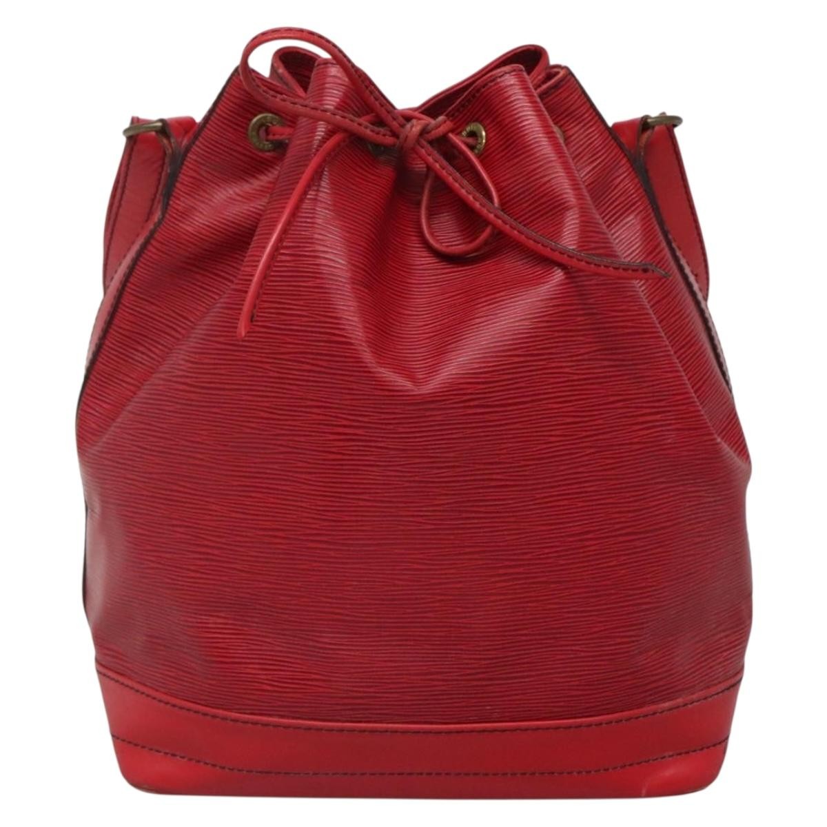 Louis Vuitton Noe Handbag Epi Leather, RED, LEATHER, Handbag
