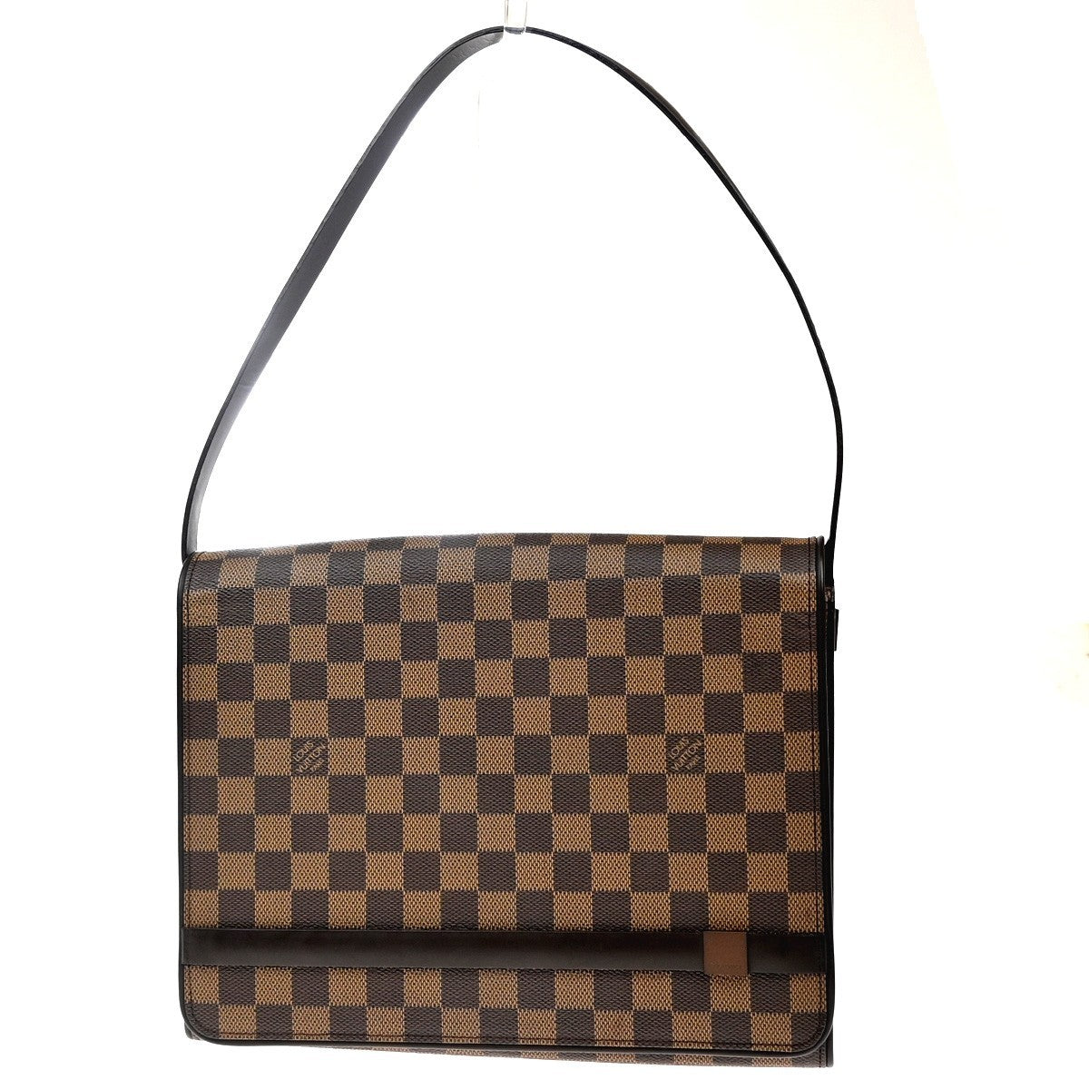 Louis Vuitton Tribeca Handbag Damier, BROWN, LEATHER, Shoulder bag