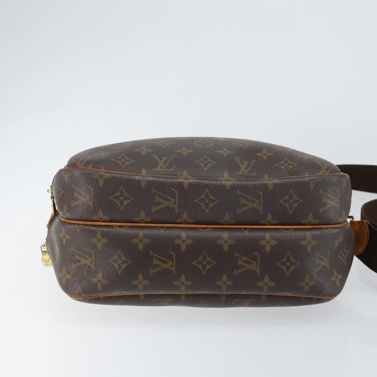 Louis Vuitton Reporter Bag Monogram Canvas, BROWN, CANVAS, Shoulder bag
