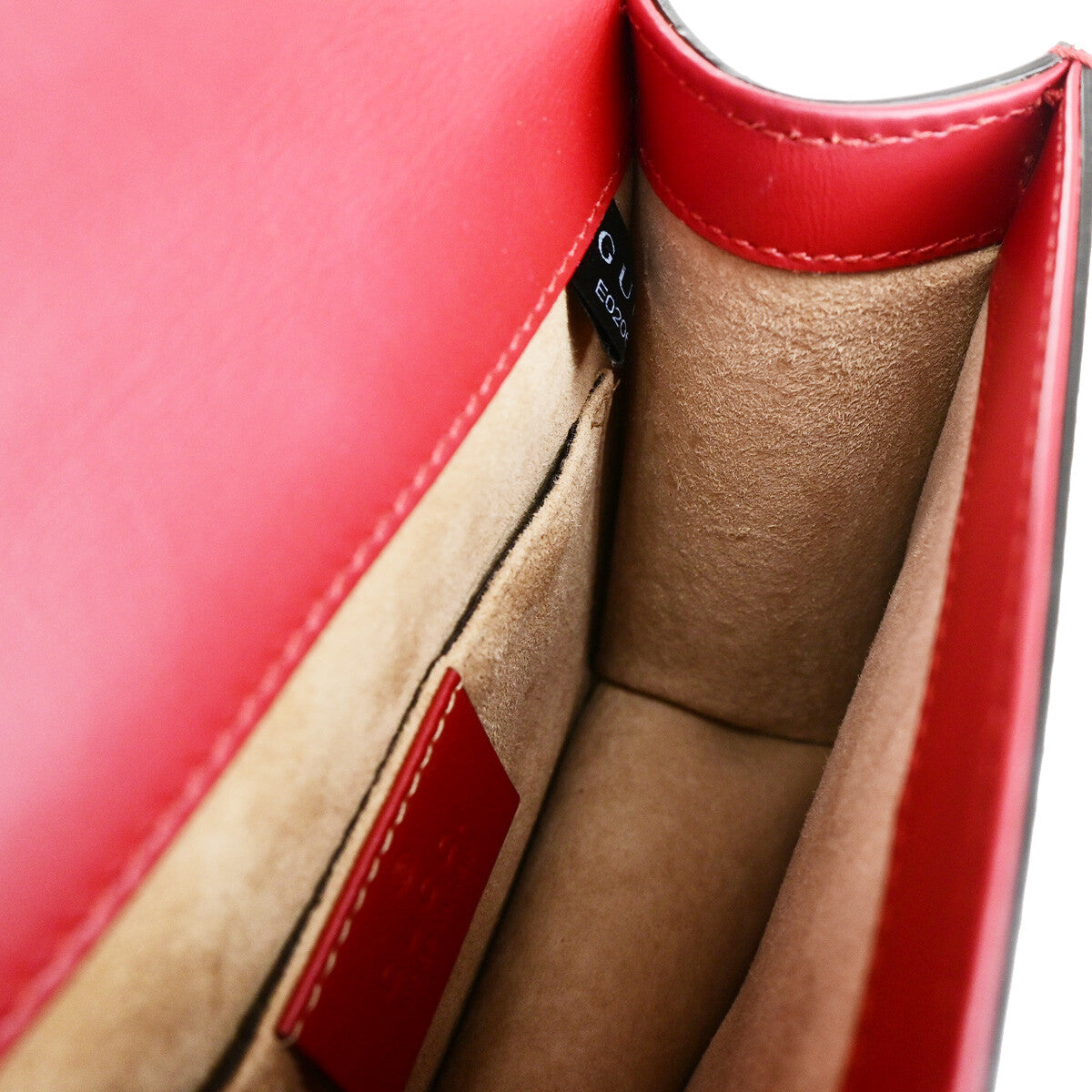 Gucci Sylvie Shoulder Bag Leather, RED, LEATHER, Shoulder bag