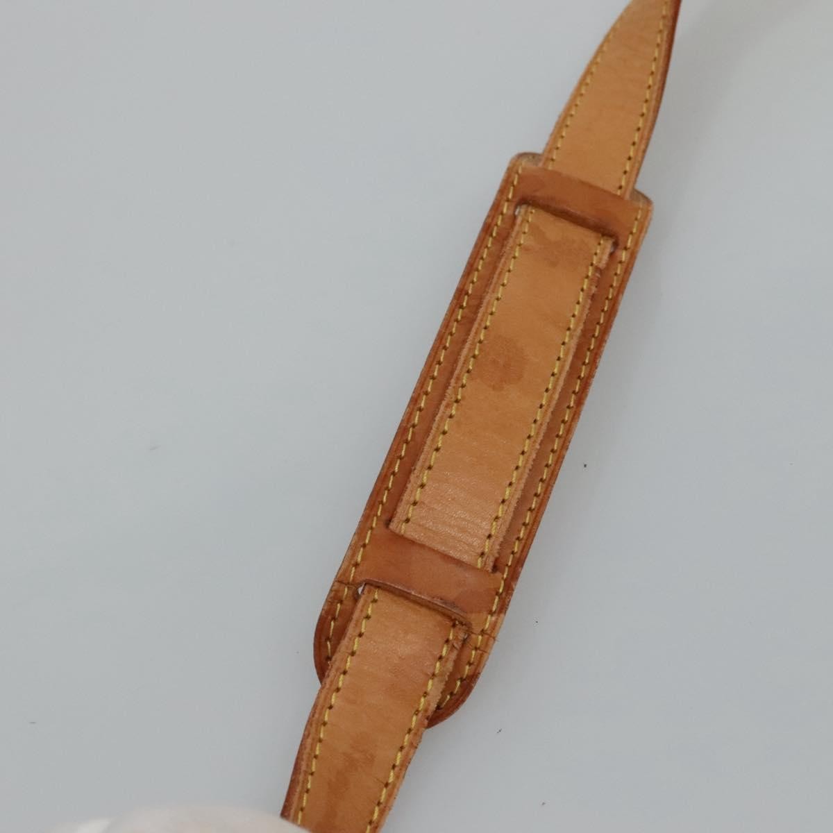 Louis Vuitton Adjustable Shoulder Strap Vachetta Leather, BEIGE, LEATHER, Straps