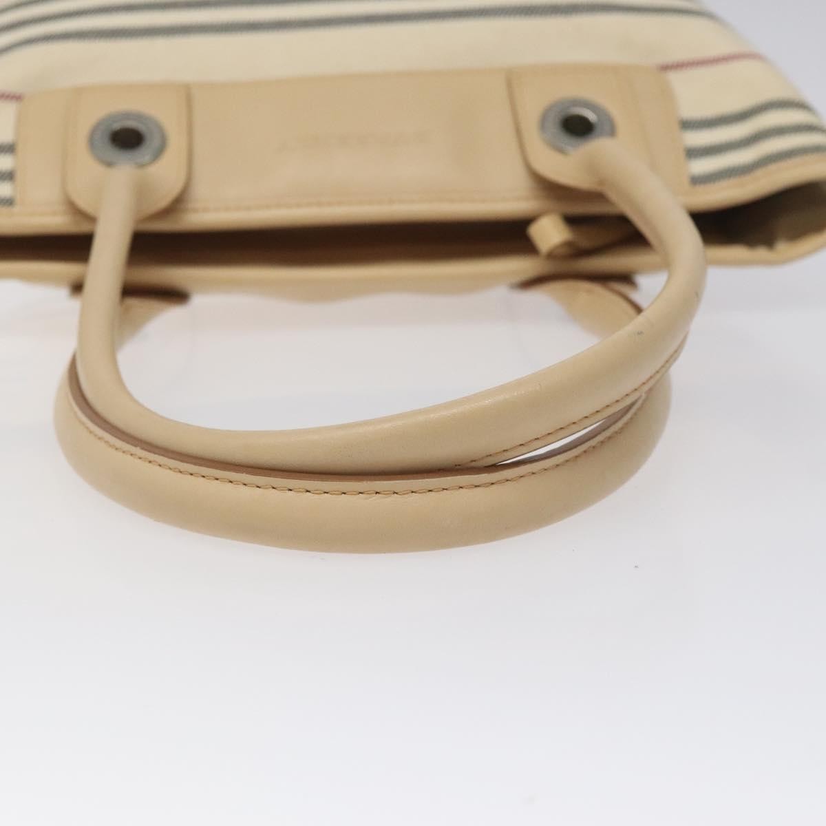 Burberry Nova Check Tote Canvas and Leather, BEIGE, CANVAS, Tote bag