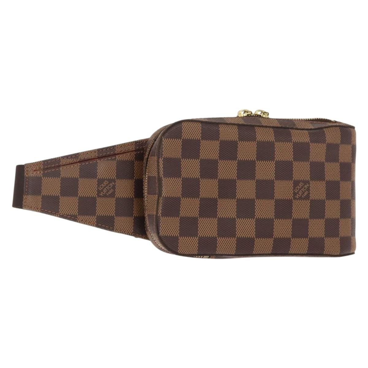 Louis Vuitton Geronimos Waist Bag Damier, BROWN, CANVAS, Shoulder bag