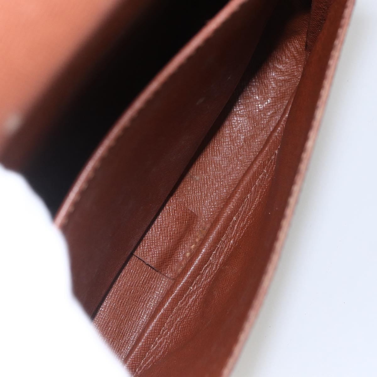 Louis Vuitton Cartouchiere Handbag Monogram Canvas, BROWN, CANVAS, Shoulder bag