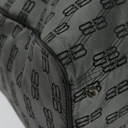 Balenciaga Vintage Boston Nylon, GRAY, NYLON, Travel bag
