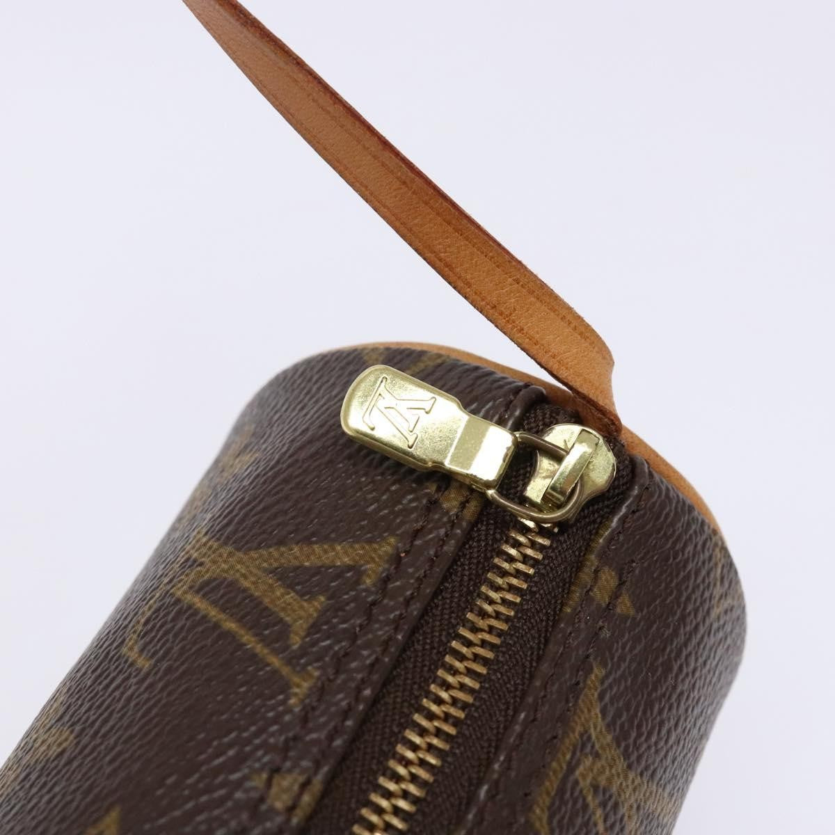 Louis Vuitton Papillon Pochette Monogram Canvas, BROWN, CANVAS, Handbag