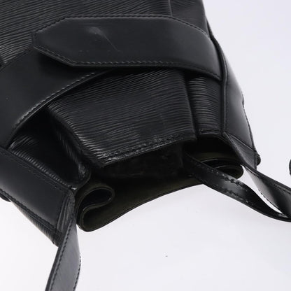 Louis Vuitton Vintage Sac d'Epaule Handbag Epi Leather, BLACK, LEATHER, Handbag
