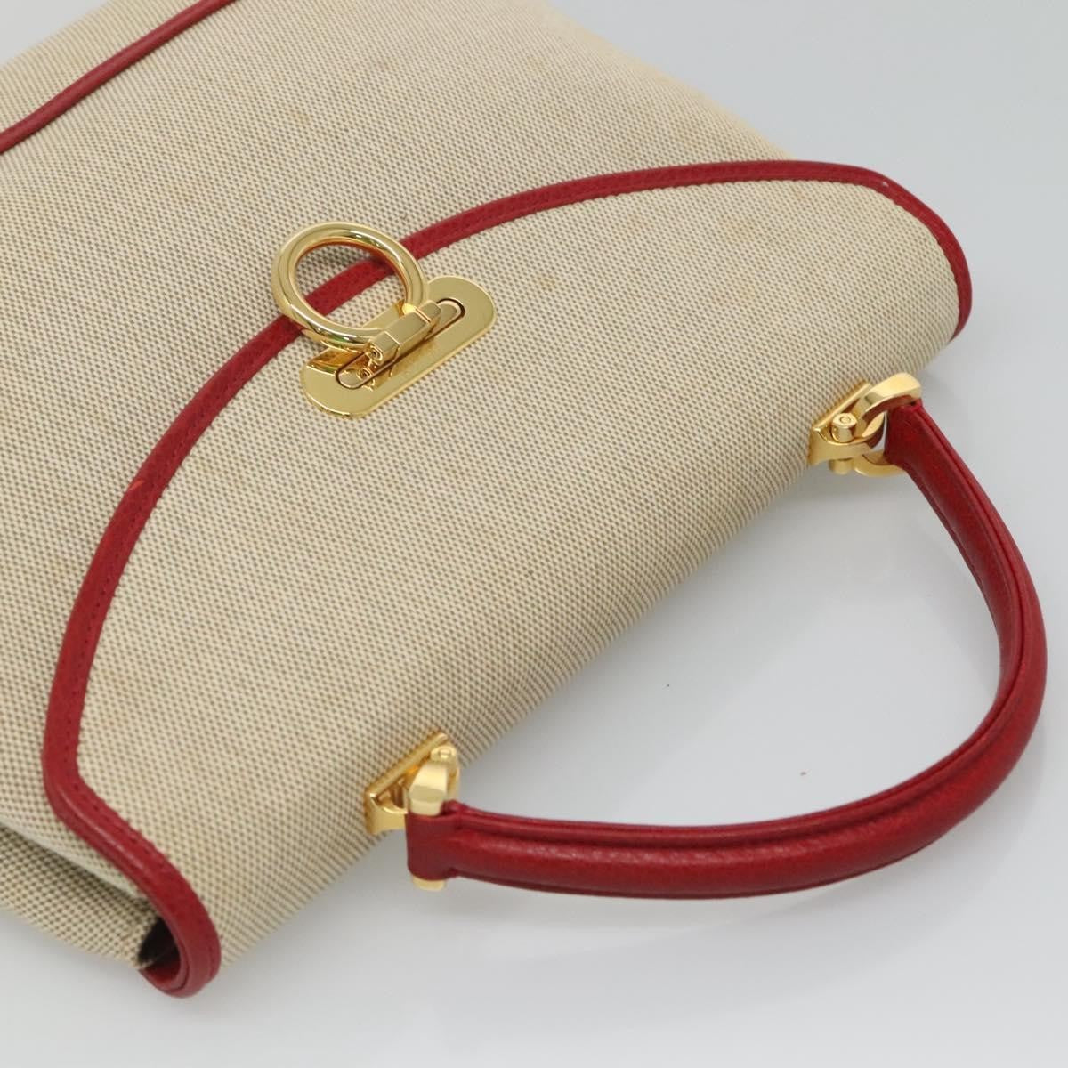 Bally Handbag Canvas, BEIGE, CANVAS, Handbag