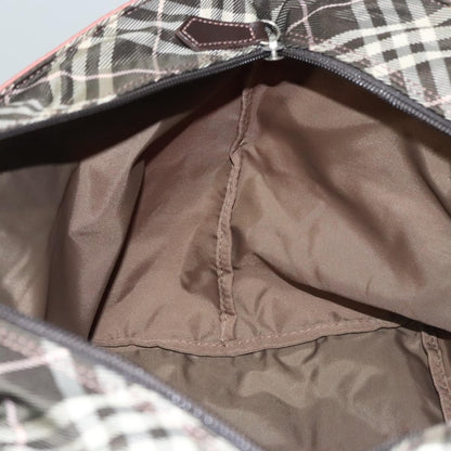 Burberry Nova Check Tote Nylon, PINK, NYLON, Tote bag