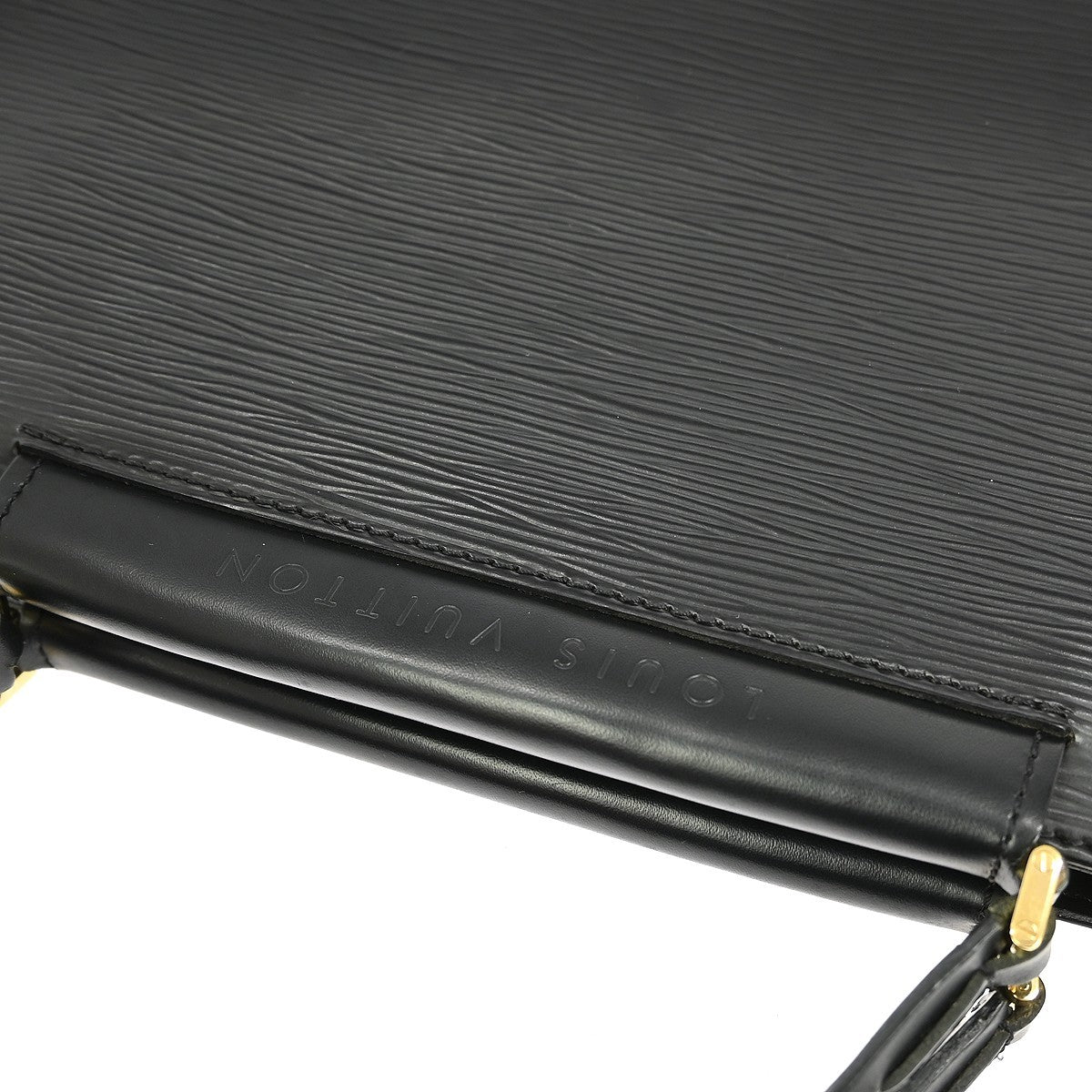 Louis Vuitton Figari Handbag Epi Leather, BLACK, LEATHER, Handbag