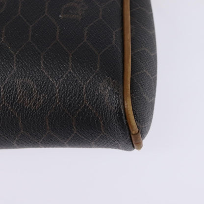 Christian Dior Vintage Honeycomb Shoulder Bag Canvas, BLACK, CANVAS, Shoulder bag