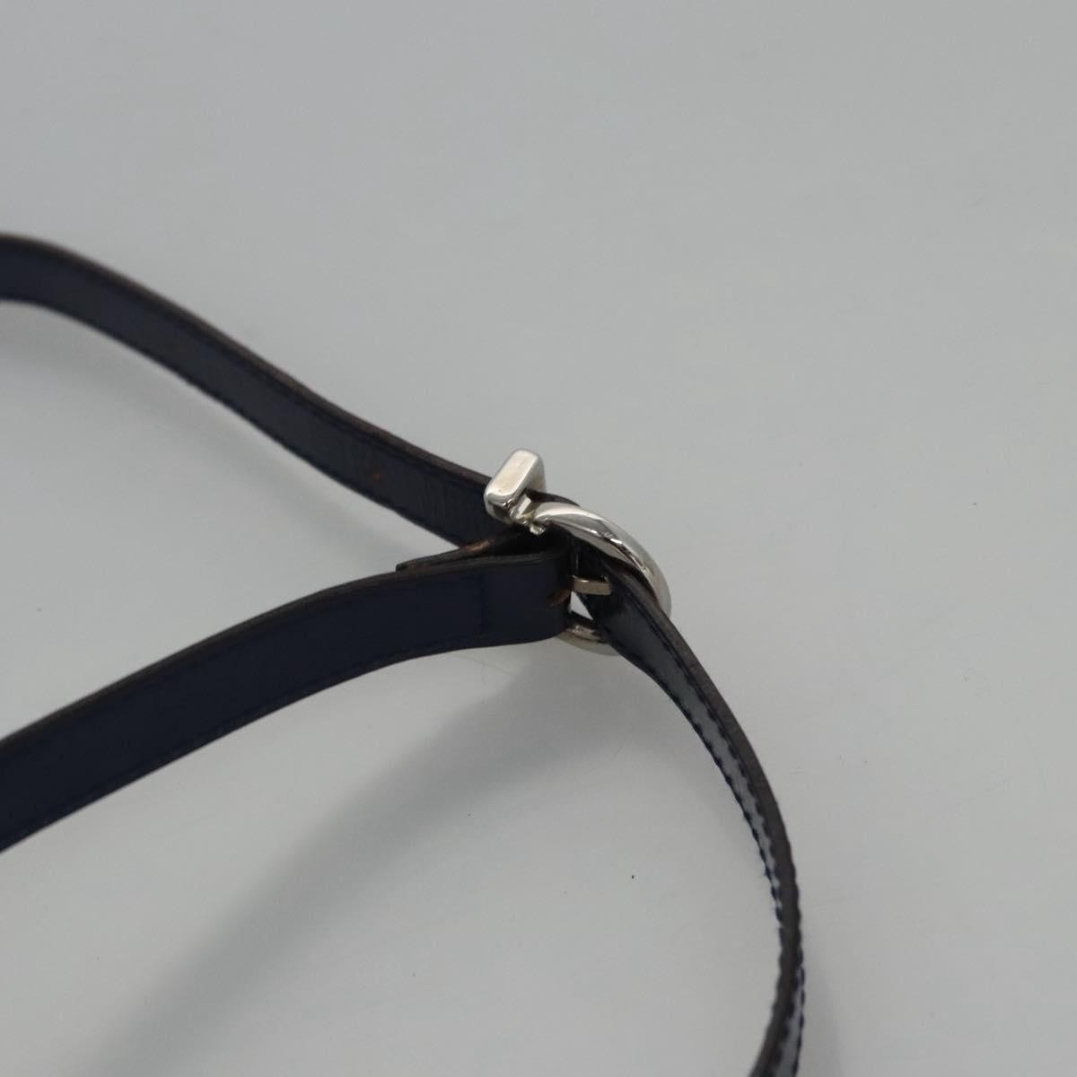 Salvatore Ferragamo Gancini handbag Patent leather, BLUE, PATENT_LEATHER, Handbag