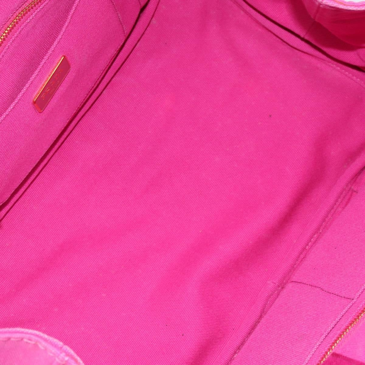 Prada Canapa Tote Canvas, PINK, CANVAS, Tote bag