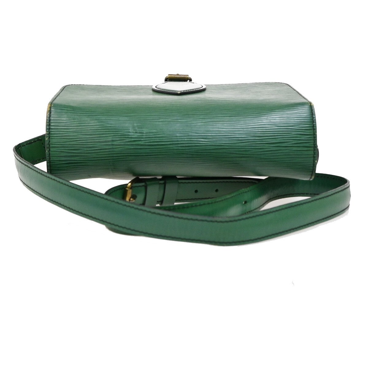 Louis Vuitton Cartouchiere Handbag Epi Leather, GREEN, LEATHER, Handbag