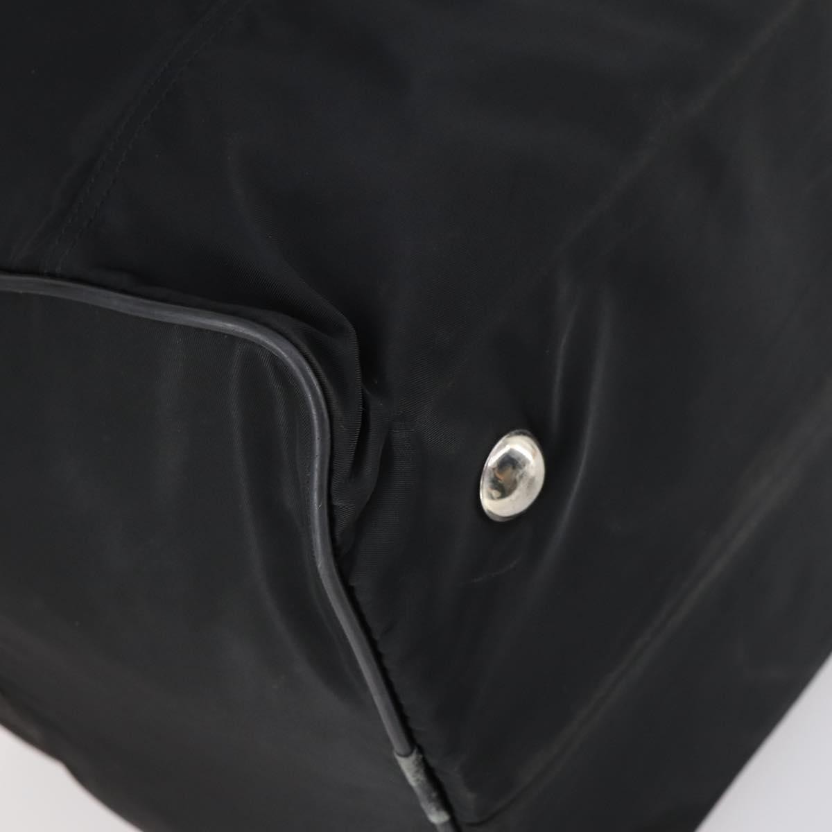 Prada Boston Bag Tessuto, BLACK, NYLON, Handbag