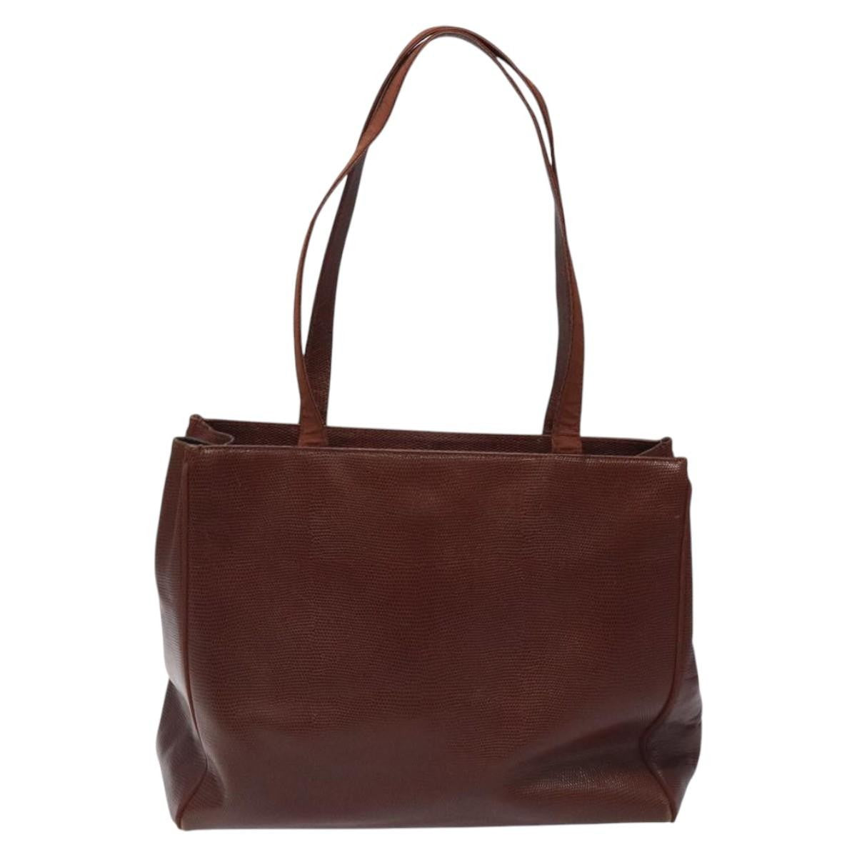 Salvatore Ferragamo Vala tote Leather, BROWN, LEATHER, Tote bag