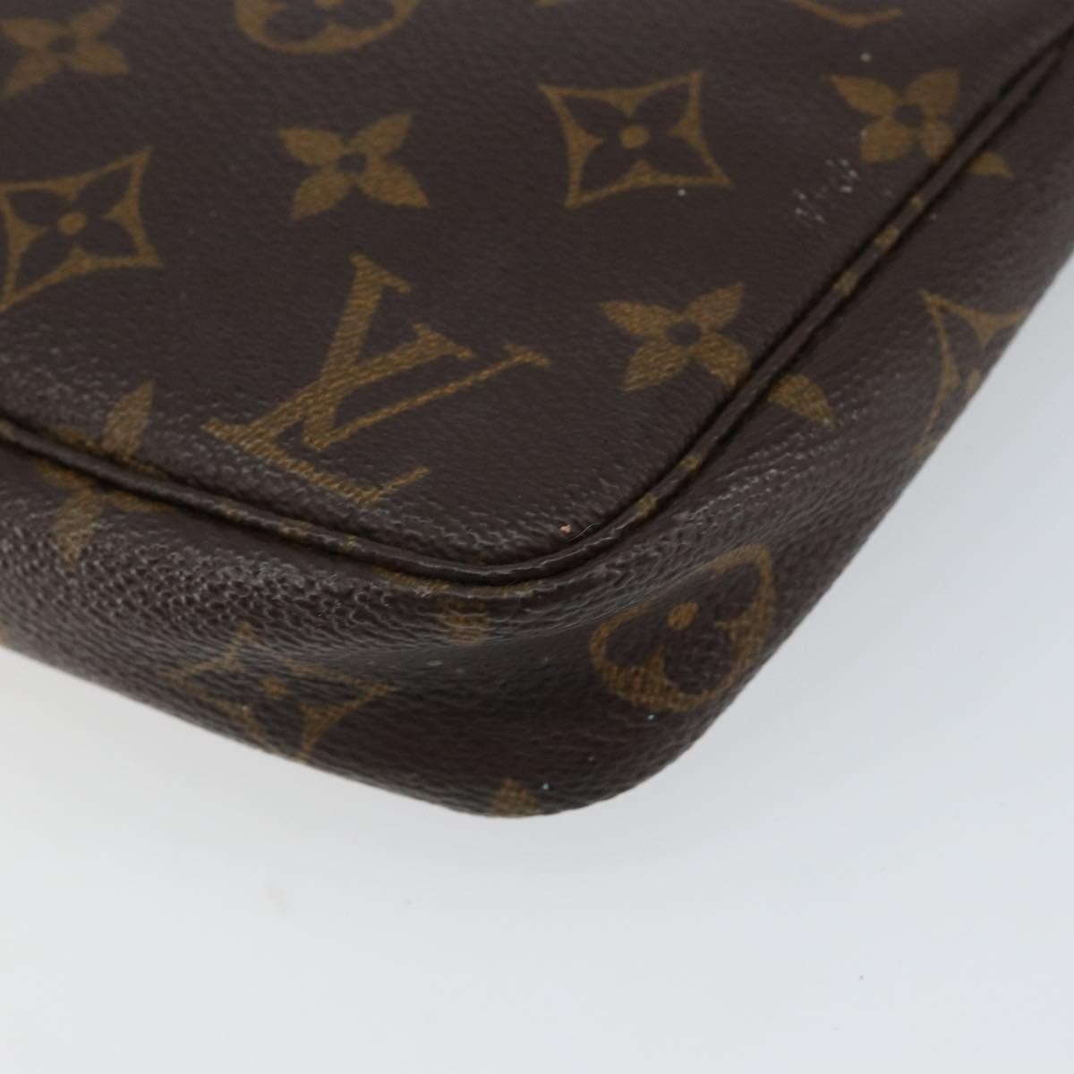 Louis Vuitton Pochette Accessoires NM Monogram Canvas, BROWN, CANVAS, Clutche & pouche