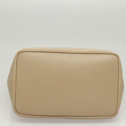 Gucci Vintage Bamboo Shoulder Bag Leather, BEIGE, LEATHER, Shoulder bag