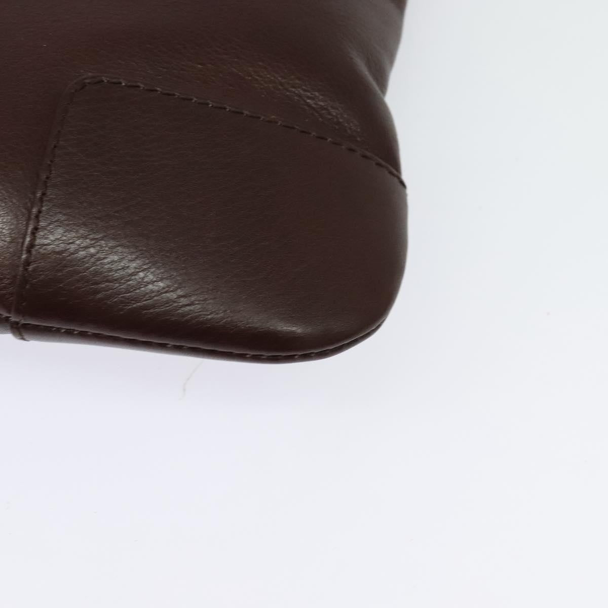 Loewe Anagram Shoulder Bag Leather, BROWN, LEATHER, Shoulder bag