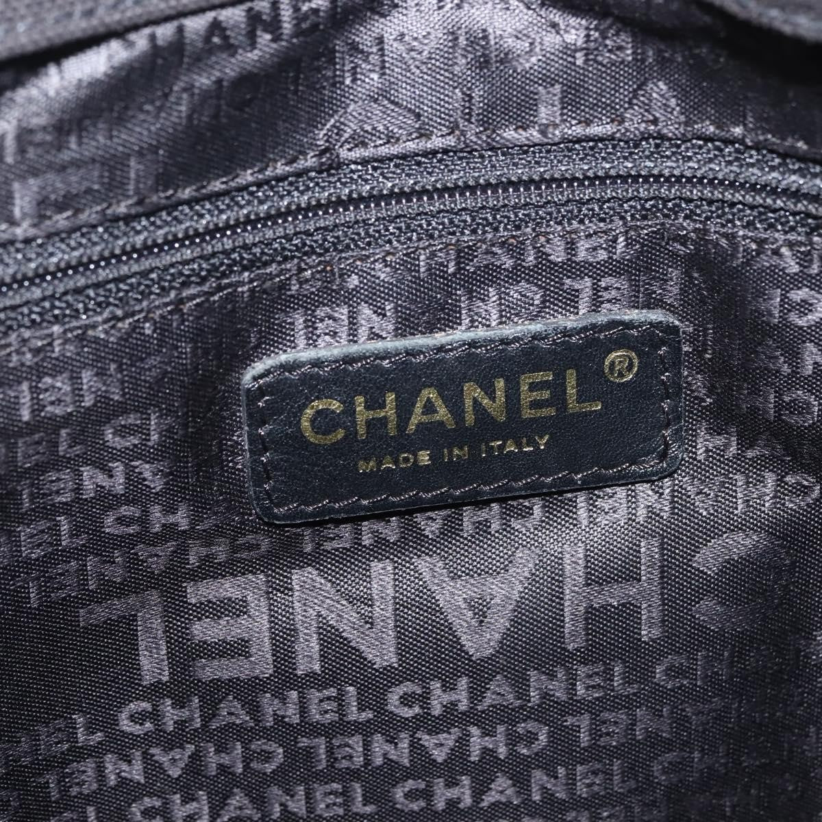 Chanel Chocolate Bar Coco Mark handbag Canvas, NAVY, CANVAS, Handbag