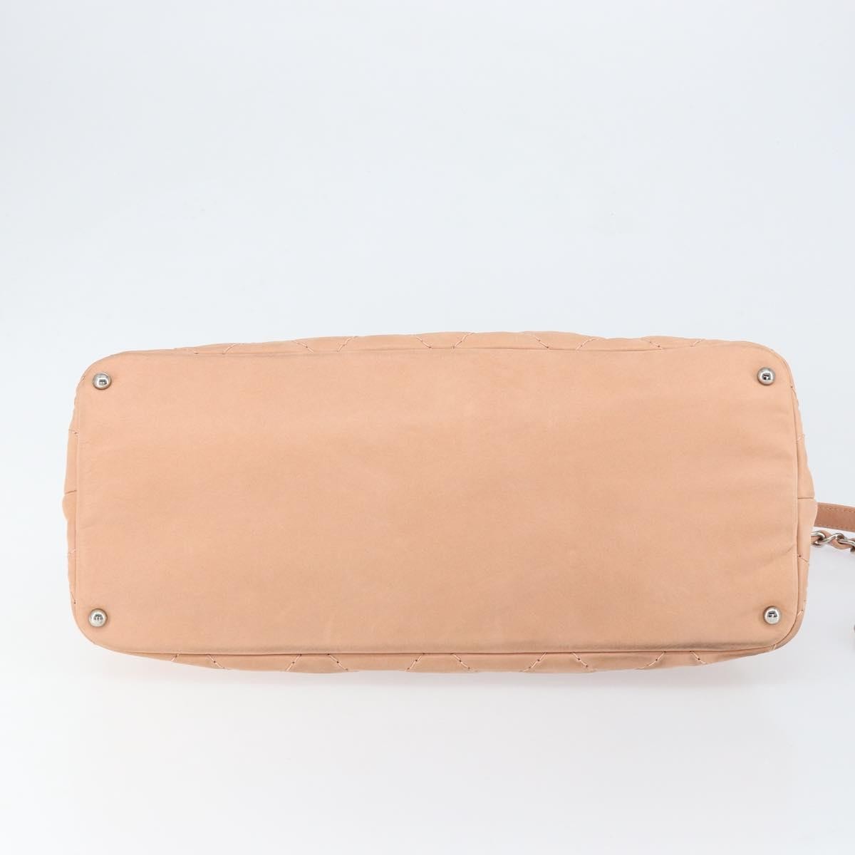 Chanel CC Sea Hit Tote Quilted Iridescent Calfskin, PINK, LEATHER, Shoulder bag