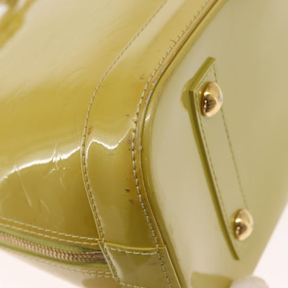Louis Vuitton Alma Handbag Patent Leather, GREEN, PATENT_LEATHER, Handbag