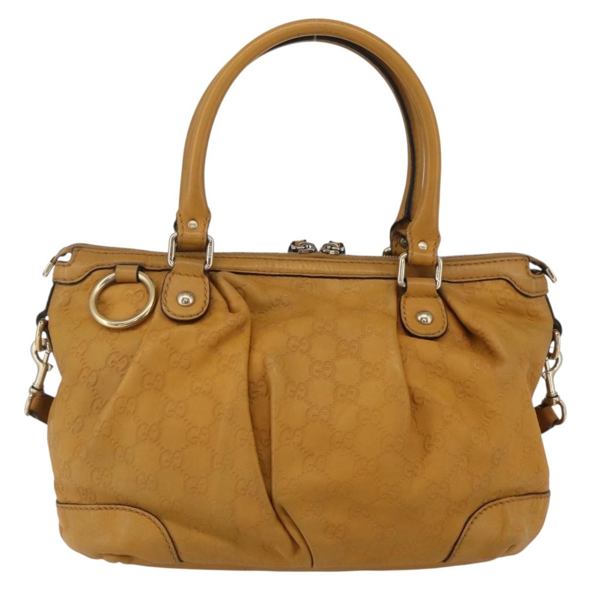 Gucci Sukey Top Handle Satchel Guccissima Leather, BROWN, LEATHER, Handbag