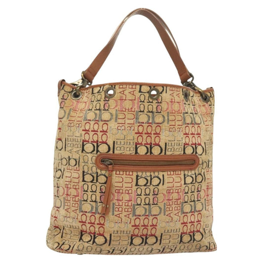 Burberry Blue Label Tote Bag Canvas, BEIGE, CANVAS, Tote bag