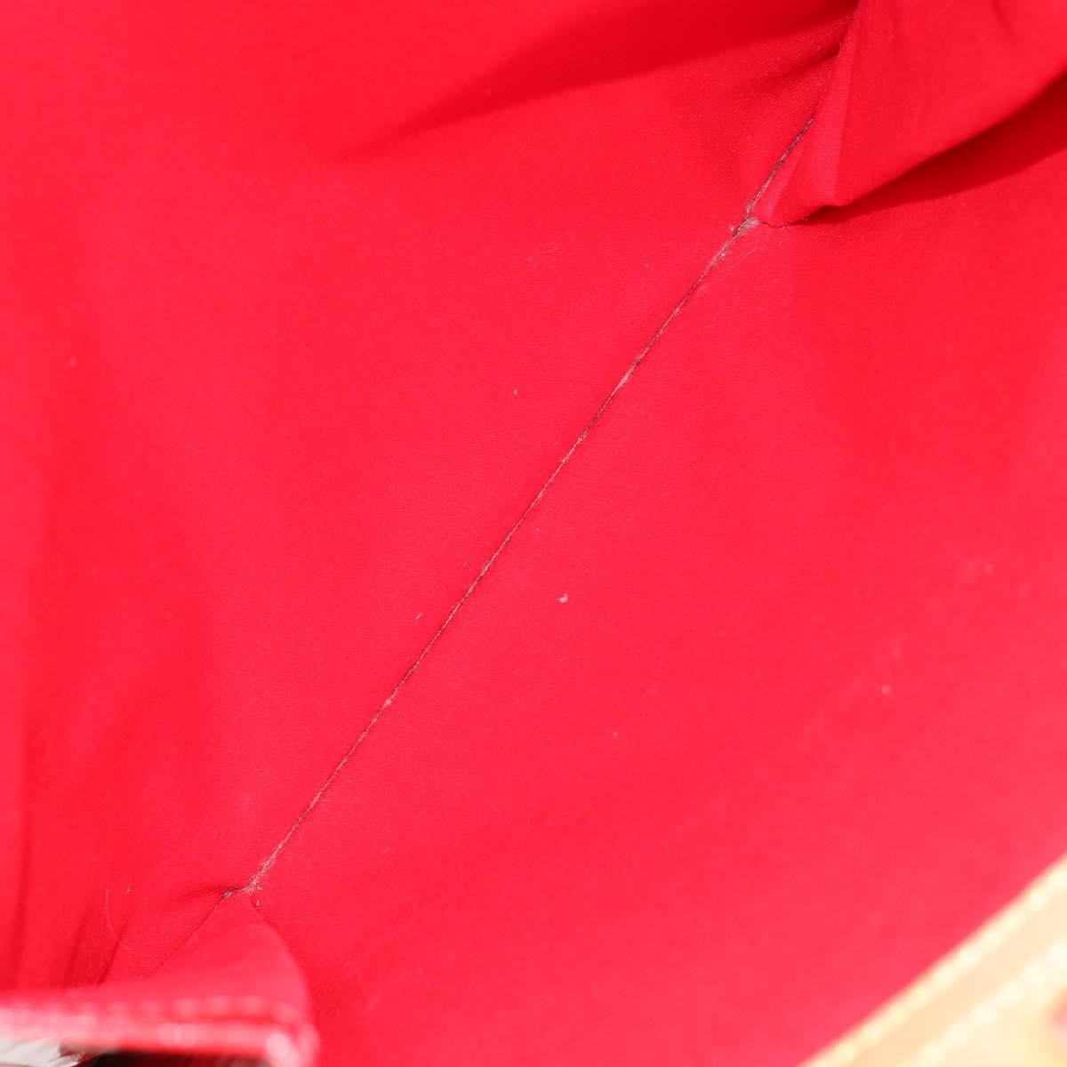 Louis Vuitton Stanton Handbag Monogram Vernis, RED, PATENT_LEATHER, Tote bag