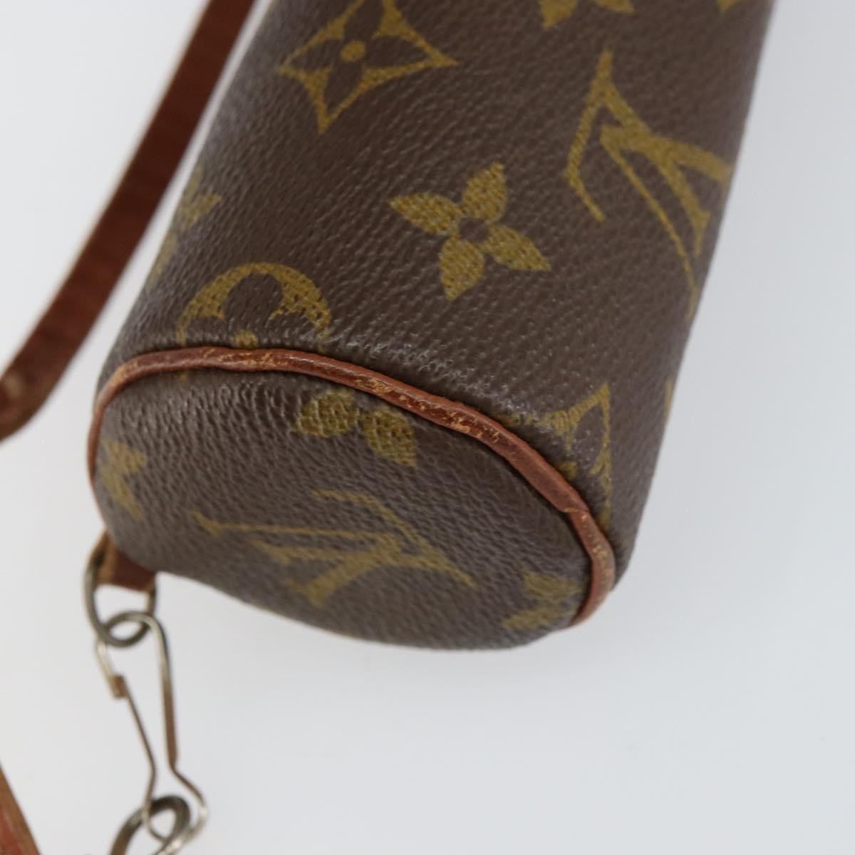 Louis Vuitton Papillon Pochette Monogram Canvas, BROWN, CANVAS, Clutche & pouche