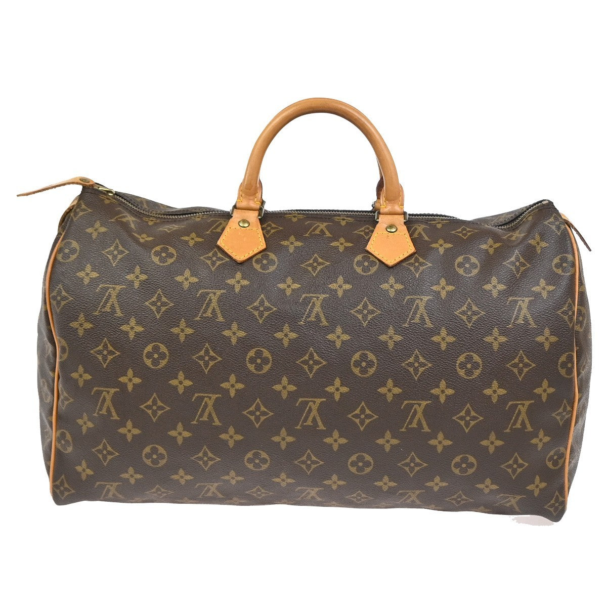 Louis Vuitton Speedy Handbag Monogram Canvas, Brown, Canvas, Handbag
