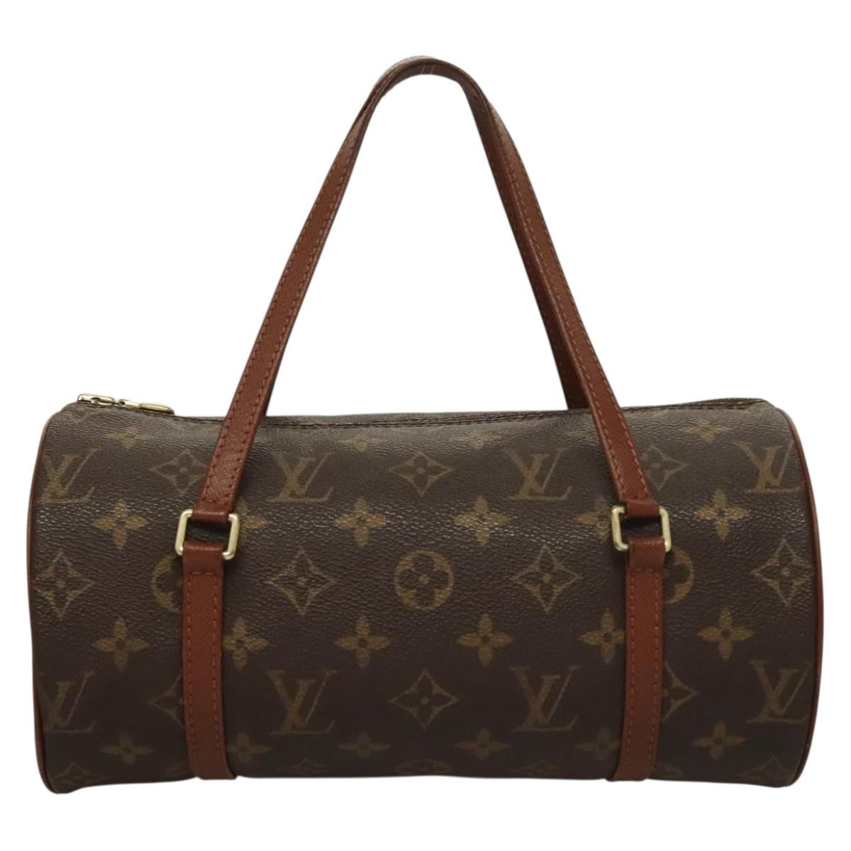 Louis Vuitton Papillon Handbag Monogram Canvas, BROWN, CANVAS, Handbag