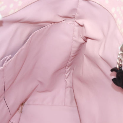 Chanel Biarritz Tote Quilted Canvas, PINK, CANVAS, Tote bag