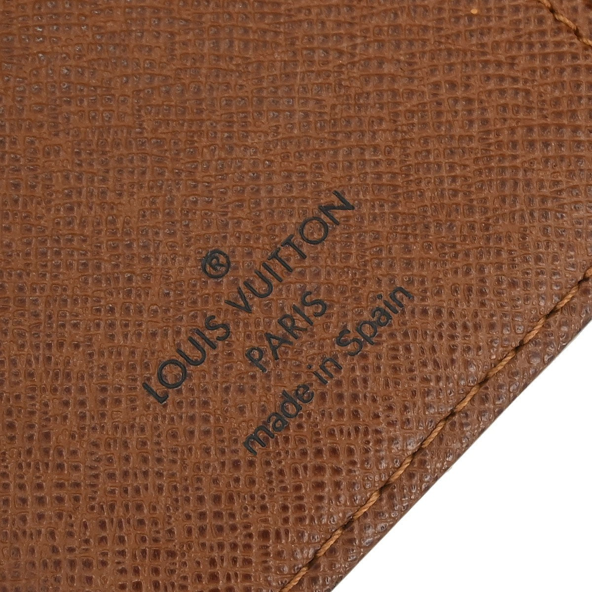 Louis Vuitton Agenda Cover Monogram Panda, BROWN, CANVAS, Wallets