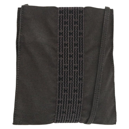 Hermes Herline Crossbody Canvas, GRAY, CANVAS, Crossbody bag