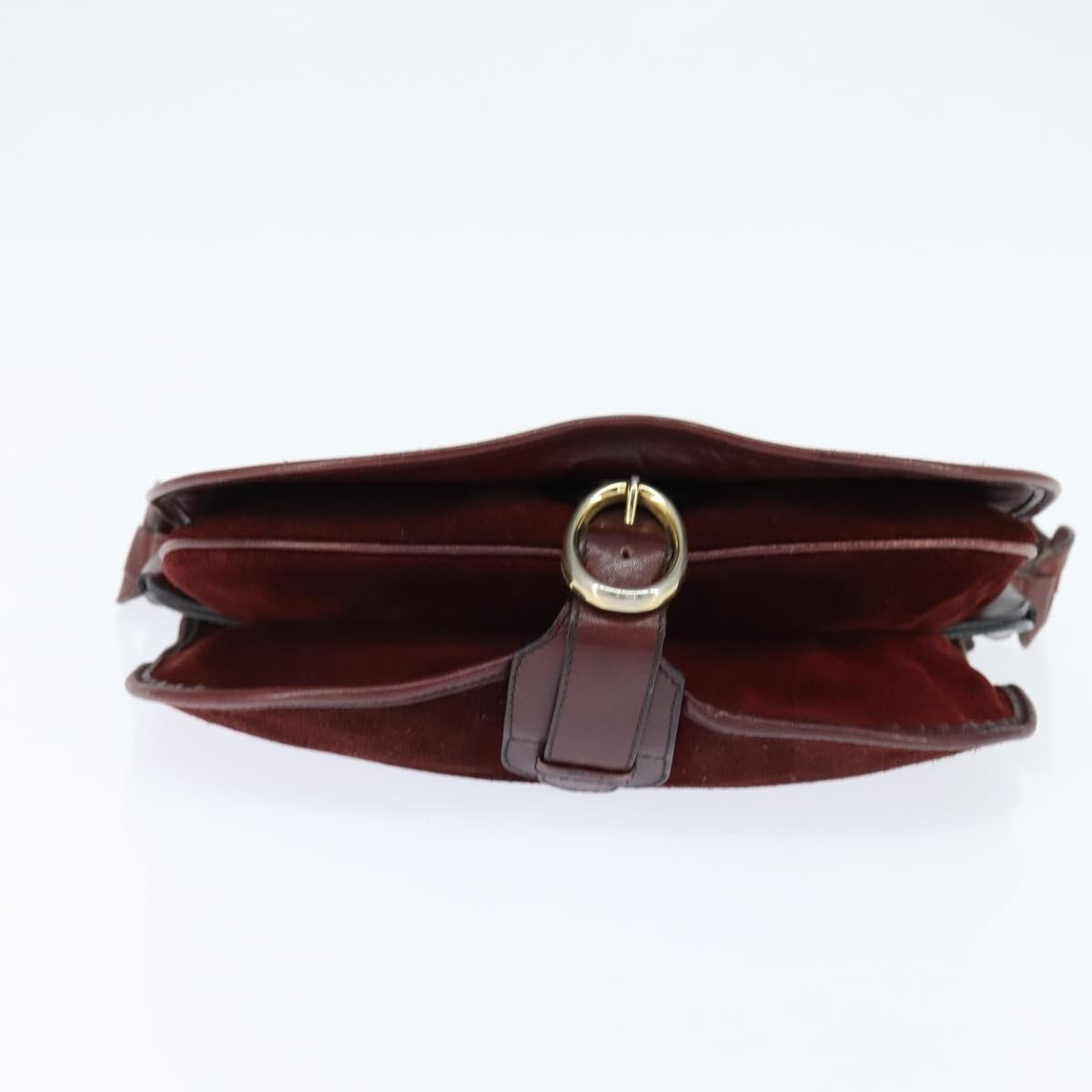 Balenciaga Shoulder Bag Suede, BURGUNDY, SUEDE, Shoulder bag