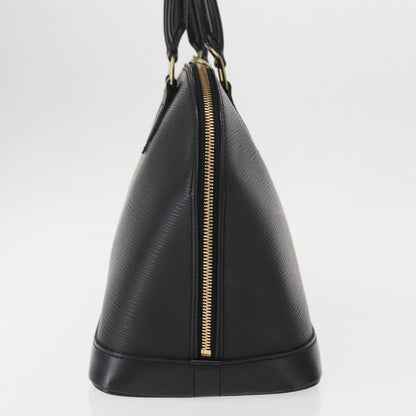 Louis Vuitton Alma Handbag Epi Leather, BLACK, LEATHER, Handbag