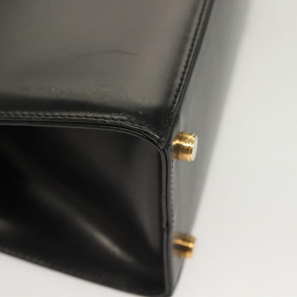 Salvatore Ferragamo Convertible Vara Bow Tote Leather, BLACK, LEATHER, Handbag