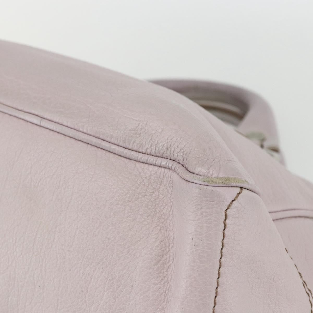 Celine Boogie Satchel Leather, PINK, LEATHER, Handbag