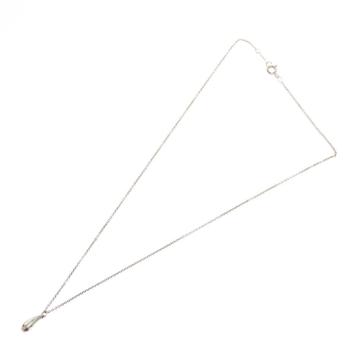 Tiffany & Co. Elsa Peretti Teardrop Necklace Silver 925, SILVER, SILVER, Necklace