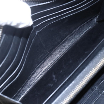 Tiffany & Co. Zip Around Wallet Leather, BLACK, LEATHER, Wallets