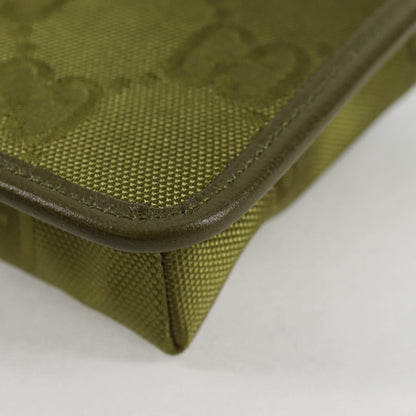 Gucci Off The Grid Shoulder Bag GG Econyl, GREEN, CANVAS, Shoulder bag