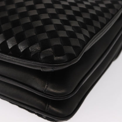 Bally Vintage Handbag Leather, BLACK, LEATHER, Handbag