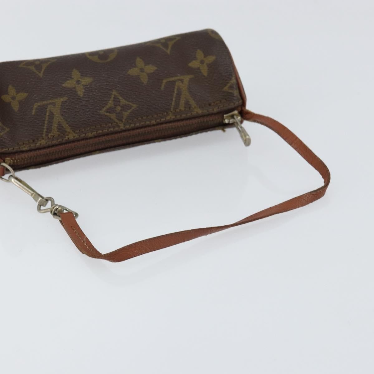 Louis Vuitton Papillon Pochette Monogram Canvas, BROWN, CANVAS, Clutche & pouche
