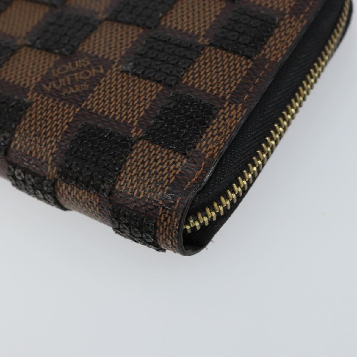 Louis Vuitton Zippy Wallet NM Damier Piet, BLACK, CANVAS, Wallets