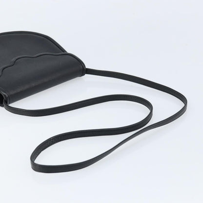 Saint Laurent Vintage Shoulder Bag Leather, Black, Leather, Shoulder Bag