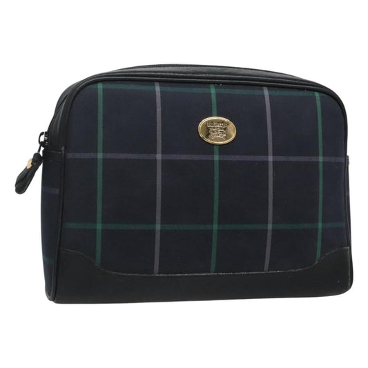 Burberry Nova check Pochette Canvas, NAVY, CANVAS, Clutche & pouche