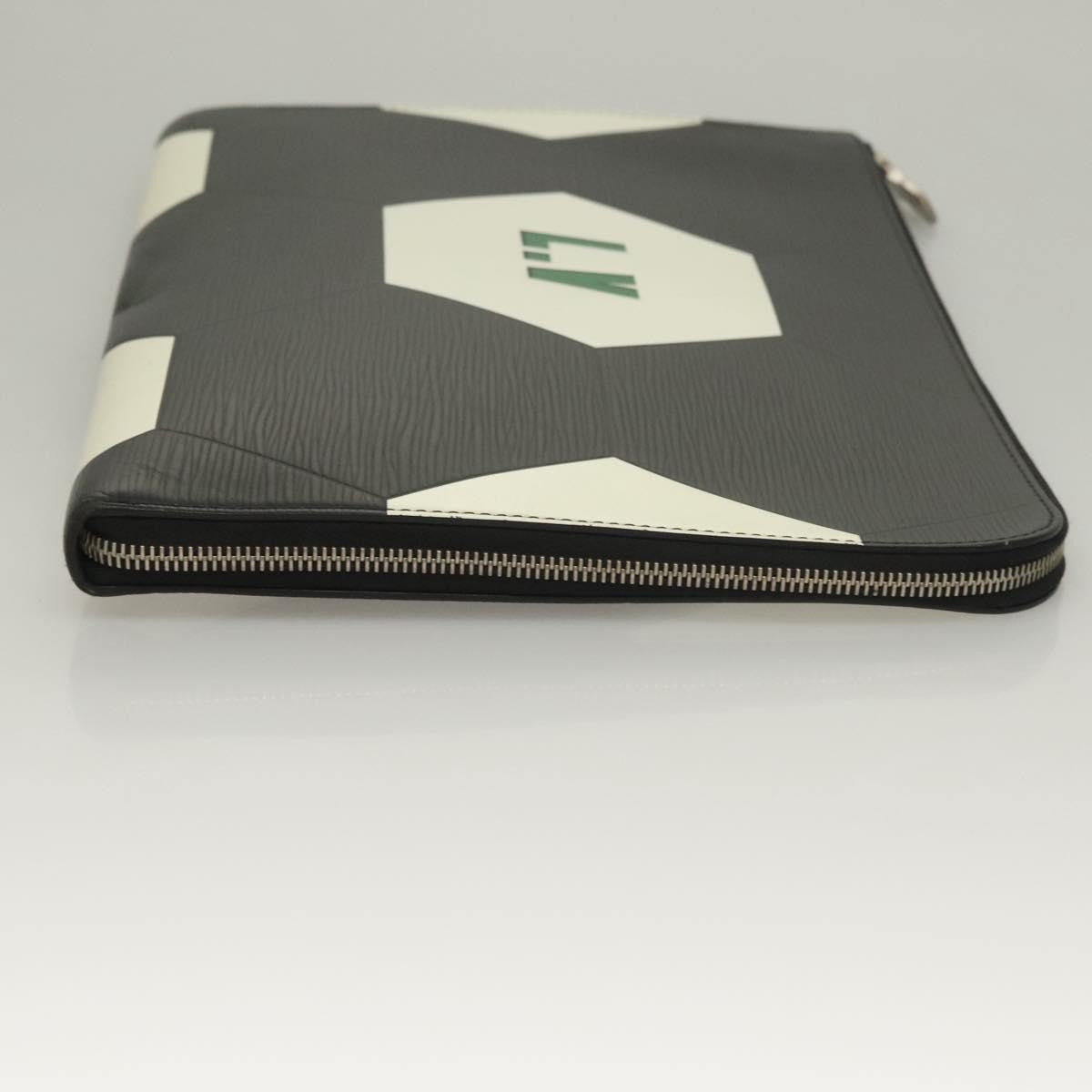 Louis Vuitton Pochette Jour Limited Edition FIFA World Cup Epi Leather, BLACK, LEATHER, Clutche & pouche