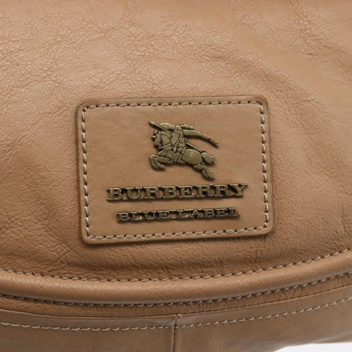 Burberry Blue Label Handbag Leather, BROWN, LEATHER, Handbag