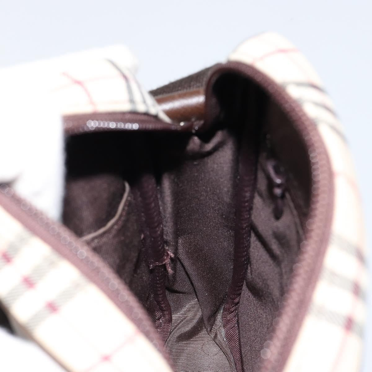 Burberry Nova check Shoulder bag Canvas and Leather, BEIGE, CANVAS, Shoulder bag